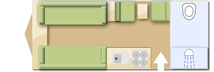 Coachman VIP 520 2021  Caravan layout