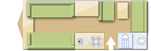 Adria Altea 390 DS caravan layout