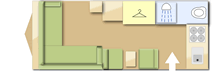 Bailey Madrid Deluxe, 2025 caravan layout