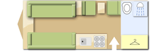 Bailey Discovery D4-4L, 2026 caravan layout