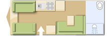 Bailey Olympus 504 caravan layout