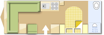 Bailey Pegasus Grande Bologna, 2022 caravan layout