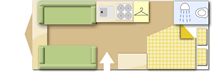 Swift Challenger 510, 2016 caravan layout