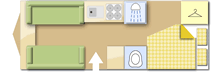 Elddis Crusader Storm caravan layout