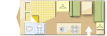 Adria Altea 432 PX Tay caravan layout