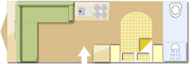 Bailey Pegasus Grande Bologna SE, 2023 caravan layout