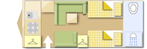 Adria Astella 613 HT Amazon caravan layout