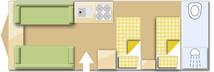 Buccaneer Clipper, 2017 caravan layout