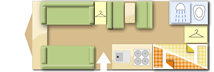 Lunar Lexon 550 caravan layout