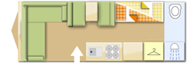 Coachman Acadia 830, 2021 caravan layout