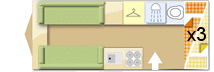 Sprite Musketeer EB caravan layout