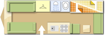 Swift Challenger 590, 2026 caravan layout