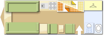 Coachman Amara 640 caravan layout