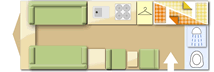 Bailey Pegasus Ancona, 2012 caravan layout