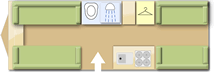 Elddis Crusader Super Storm 2012  Caravan layout