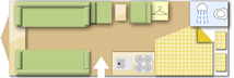 Bailey Pegasus Grande Turin 2019  Caravan layout