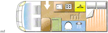 Elddis Autoquest GTV 554, 2027 motorhome layout