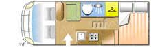 Other Aura 6 EB VW, 2026 motorhome layout