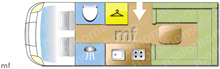 Dethleffs Grand Alpha I 7820-2, 2024 motorhome layout