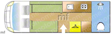 Swift Voyager 540, 2027 motorhome layout