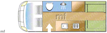 Motorhome layout
