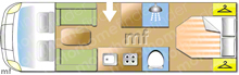 Bailey Alora 69-4I Special Edition, 2026 motorhome layout