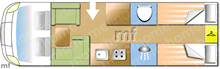 Elddis Whirlwind GT 74DS, 2027 motorhome layout