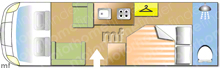 Bailey Autograph 79-4F, 2021 motorhome layout