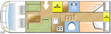Bailey Autograph 79-4T, 2017 motorhome layout