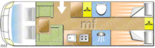 Bailey Autograph 79-4T, 2026 motorhome layout