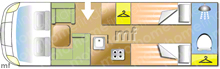 Bailey Autograph 79-4XT, 2026 motorhome layout