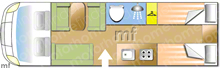 Coachman Travel Master 565, 2026 motorhome layout
