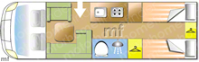 Bailey Autograph 79-4T, 2017 motorhome layout