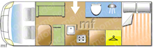 Ace Roma, 2007 motorhome layout