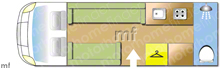 Bailey Adamo 69-4, 2027 motorhome layout